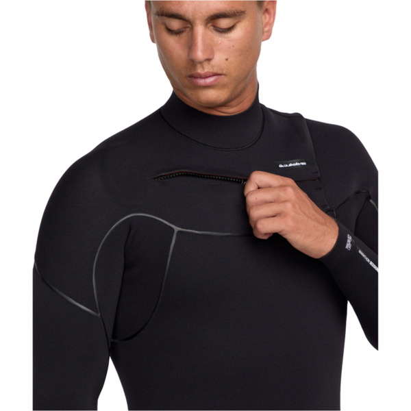 2026 Quiksilver Herre- Marathon -sessioner 4/3mm Chest Zip Våddragt 25AW213503 - Black